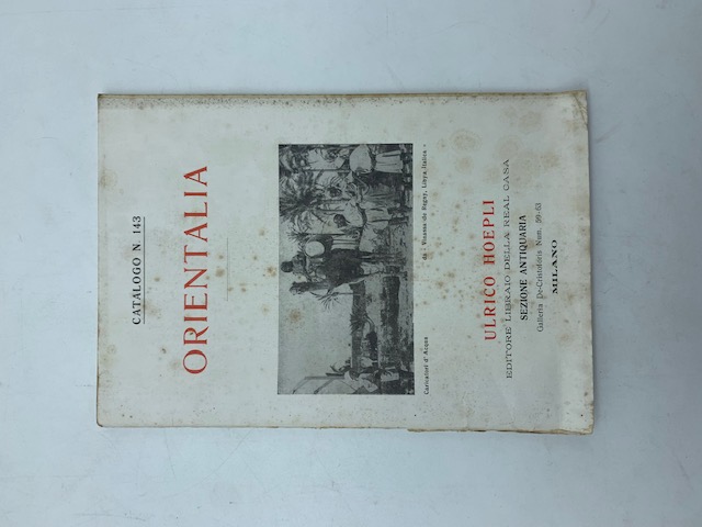 Orientalia. Hoepli. Catalogo n.143